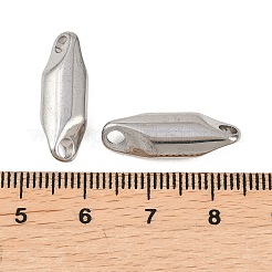 201 Stainless Steel Connector Charms&nbsp;STAS-F339-07E-P