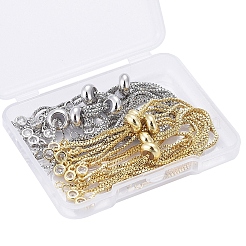 Rack Plating Eco-Friendly Brass Chain Bracelet Making&nbsp;KK-CJ0001-27