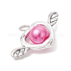 Spray Painted ABS Plastic Imitation Pearl Beads Pendants&nbsp;PALLOY-JF04124-02