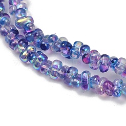 Electroplate Glass Beads Strands&nbsp;LAMP-S070-12A