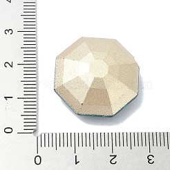 Faceted Glass Rhinestone Cabochons&nbsp;GGLA-C032-05E
