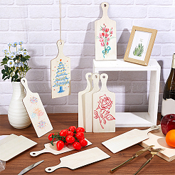 40Pcs Rectangle Unfinished Wood Cutouts&nbsp;DIY-PH0034-73