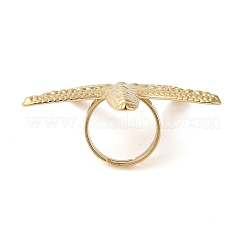 Starfish 304 Stainless Steel Adjustable Rings for Women&nbsp;RJEW-P125-02G