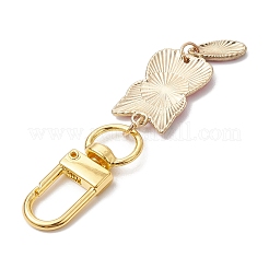 猫合金エナメルペンダント装飾  バッグ飾り用の回転留め具チャーム  ミックスカラー  73mm  7個/セット&nbsp;HJEW-JM02605
