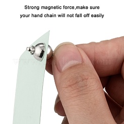 Brass Magnetic Clasps with Loops&nbsp;KK-MC020-NF