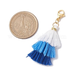 Christmas Polycotton(Polyester Cotton) Tassel Pendant Decorations&nbsp;HJEW-JM02610