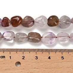 天然オーラライトビーズ連売り  ナゲット  タンブルストーン  7~13x4.5~10x4.5~10mm  穴：1.2mm  約44~46個/連  15.08''~16.14''（38.3~41センチメートル）&nbsp;G-P497-01E-42