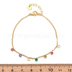 304 Stainless Steel Charm Bracelets&nbsp;LS-BJEW-A047-02G