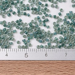 MIYUKIデリカビーズ  シリンダー  日本製シードビーズ  11/0  （db1768)フォレストグリーンライニングオパールab  1.3x1.6mm  穴：0.8mm  約20000個/袋  100 G /袋&nbsp;SEED-J020-DB1768