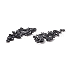 合金ペンダント  翼竜  電気泳動黒  48x20x2mm  穴：3mm&nbsp;PALLOY-F281-06EB