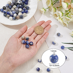 Natural Sodalite Beads Strands&nbsp;G-OC0001-66-10mm