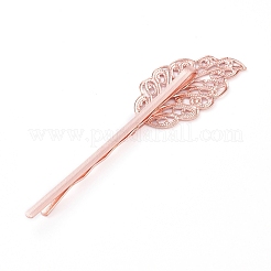Hair Accessories Iron Hair Bobby Pin Findings&nbsp;IFIN-L035-02RG