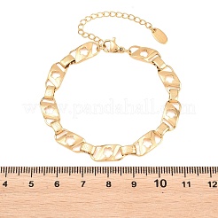 304 Stainless Steel Link Chain Bracelets for Women&nbsp;BJEW-D460-08G