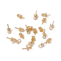 Brass Cup Pearl Peg Bails Pin Pendants&nbsp;KK-A171-19G