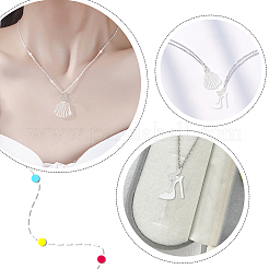 100Pcs 2 Style 201 Stainless Steel Stilettos Filigree Pendants&nbsp;STAS-DC0007-96