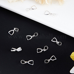 10Pcs 925 Sterling Silver Ice Pick Pinch Bails&nbsp;STER-BBC0001-29A
