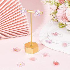 32種類のプラスチックビーズ8個  花  ミックスカラー  12~22x13.5~22x3~8mm  穴：1~1.4mm  4個/スタイル&nbsp;FIND-FH0004-06
