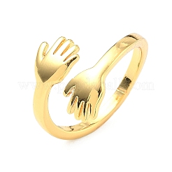 Brass Cuff Rings&nbsp;RJEW-D341-03G