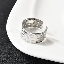 304 Stainless Steel Open Cuff Rings&nbsp;RJEW-H261-21P
