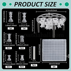 DIY Chess Checkerboard Making Silicone Molds Sets&nbsp;DIY-BC0015-44