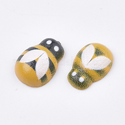 Spray Painted Wooden Cabochons&nbsp;WOOD-Q033-04A
