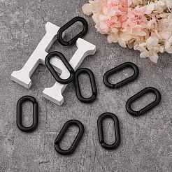 Opaque Spray Painted Acrylic Linking Rings&nbsp;OACR-S021-68A-C01