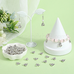 80Pcs Tibetan Style Alloy Pendants&nbsp;FIND-SC0014-56AS