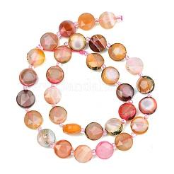 Natural Fire Crackle Agate Beads Strands&nbsp;G-C116-A192-01