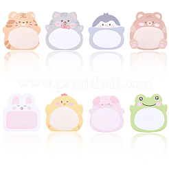 24Pcs 8 Styles Cute Animals Memo Pad Sticky Notes&nbsp;DIY-CP0012-68A