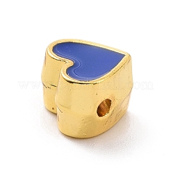 Eco-friendly Rack Plating Brass Enamel Beads&nbsp;KK-F843-30G-09