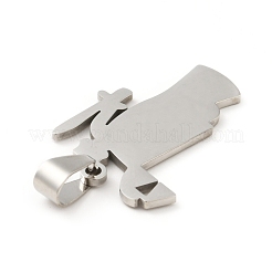 Non-Tarnish 201 Stainless Steel Pendants&nbsp;STAS-D190-06P