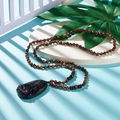 Om Mani Padme Hum Buddhist Necklace&nbsp;NJEW-JN03838