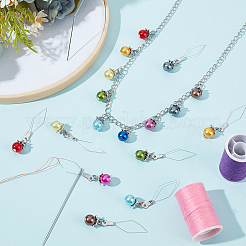 20Pcs 10 Colors ABS Imitation Pearl Round Beaded Threader&nbsp;DIY-AB00058