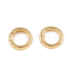 SHEGRACE Brass Spring Gate Rings&nbsp;XGR0009G-10G