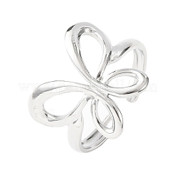 Adjustable 304 Stainless Steel Cuff Rings&nbsp;RJEW-D337-04P