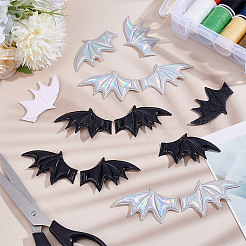 40Pcs 4 Styles Leather Bat's Left Wing Ornament Accessories&nbsp;DIY-GO0002-44