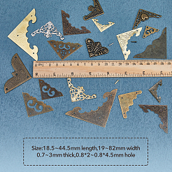 18 Styles Iron Decorative Corner for Wooden Box&nbsp;IFIN-FH0001-79