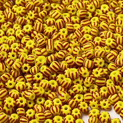 6/0 Opaque Colours Seep Glass Seed Beads&nbsp;X-SEED-F003-04A-01