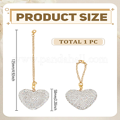 Heart Polymer Clay Rhinestone with Resin Cup Charms&nbsp;AJEW-LP00018