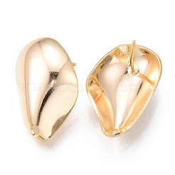 Brass Stud Earrings Findings&nbsp;KK-R116-016-NF