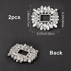 2Pcs Alloy Shoe Buckle Clips&nbsp;FIND-GF0002-82
