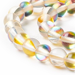 Synthetic Moonstone Beads Strands&nbsp;G-E573-02A-19