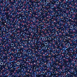 MIYUKIラウンドロカイユビーズ  日本製シードビーズ  11/0  （rr346)マット透明オリーブab  11/0  2x1.3mm  穴：0.8mm  約5500個/50g&nbsp;SEED-X0054-RR0346
