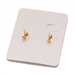 304ステンレススチールテクスチャーイヤリング  低刺激性のイヤリング  パイナップル  ミックスカラー  14.5x8mm  ピン：0.8mm&nbsp;EJEW-L122-02