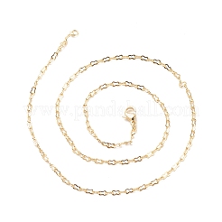 Brass Calabash Link Chains Necklace for Women&nbsp;NJEW-P265-10G