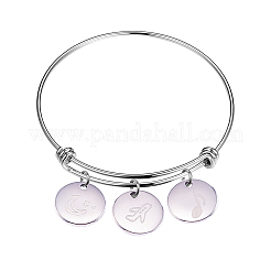 10Pcs 10 Style 304 Stainless Steel Charms&nbsp;STAS-CJ0001-231