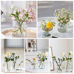 2Pcs 2 Colors 204 Stainless Steel Vase Bracket&nbsp;AJEW-GA0003-46