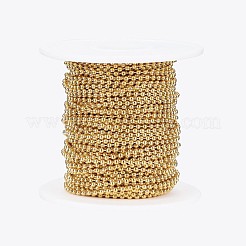 Handmade Ion Plating(IP) 304 Stainless Steel Ball Chains&nbsp;STAS-F136-17G-10m