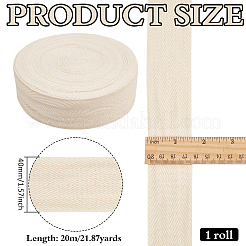 Cotton Ribbon&nbsp;OCOR-WH0085-52B