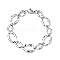 304 Stainless Steel Link Chain Bracelets for Women&nbsp;BJEW-B169-04B-P